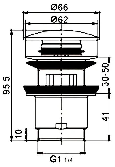донный клапан RS01