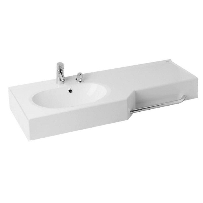  AQUATON Отель 2/1270 L раковина из литого мрамора