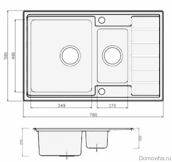 мойка SMR 7850B Seaman Eco Roma Standart L